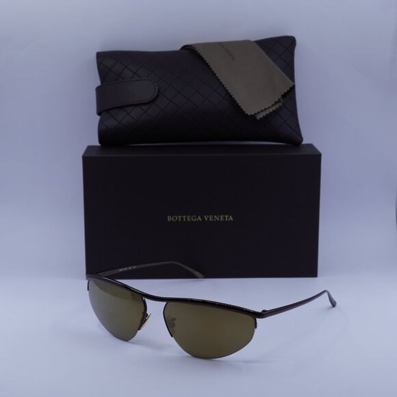 Bottega Veneta BV1091S 003 Sunglasses Brown Cat Eye Frame, Bronze Lenses - Picture 10 of 10